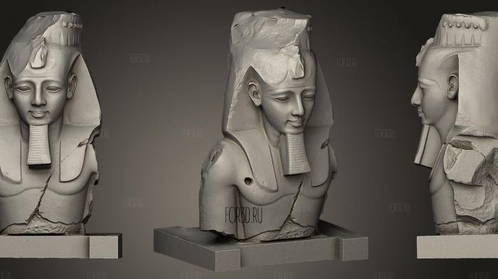 Ramesses II stl model for CNC